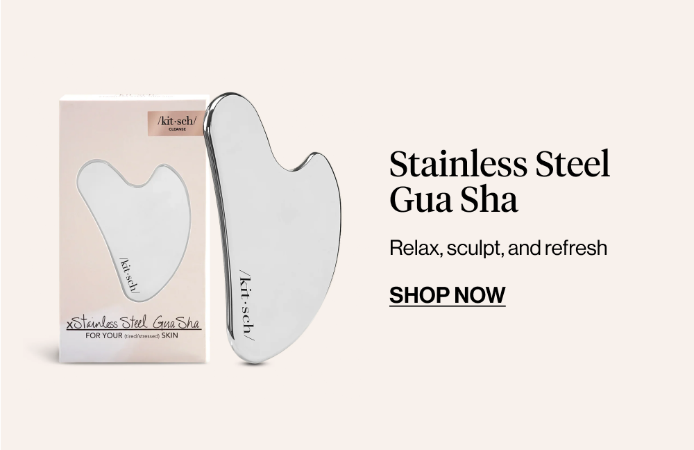 Stainless Steel Gua Sha  Relax, sculpt, and refresh.