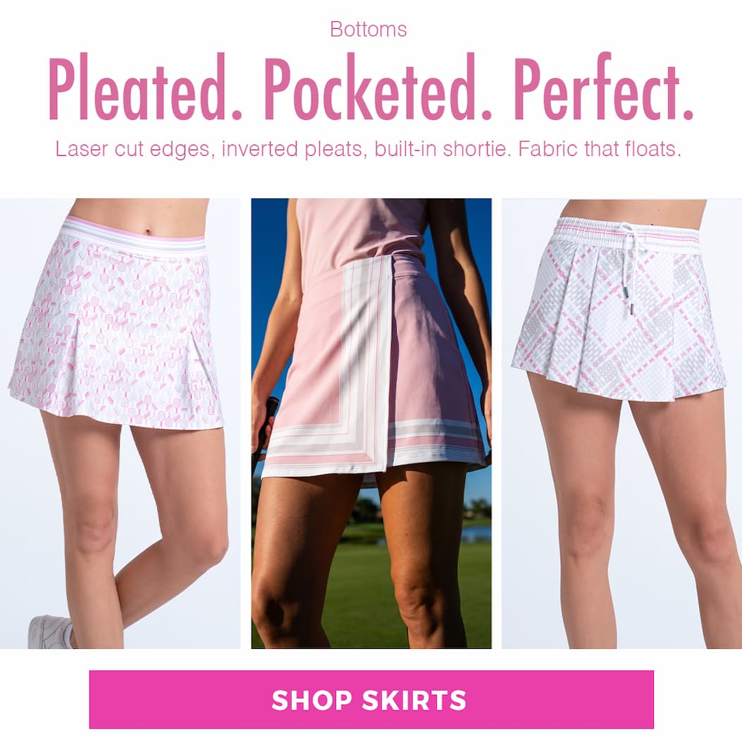 Bottoms. Pleated. Pocketed. Perfect
