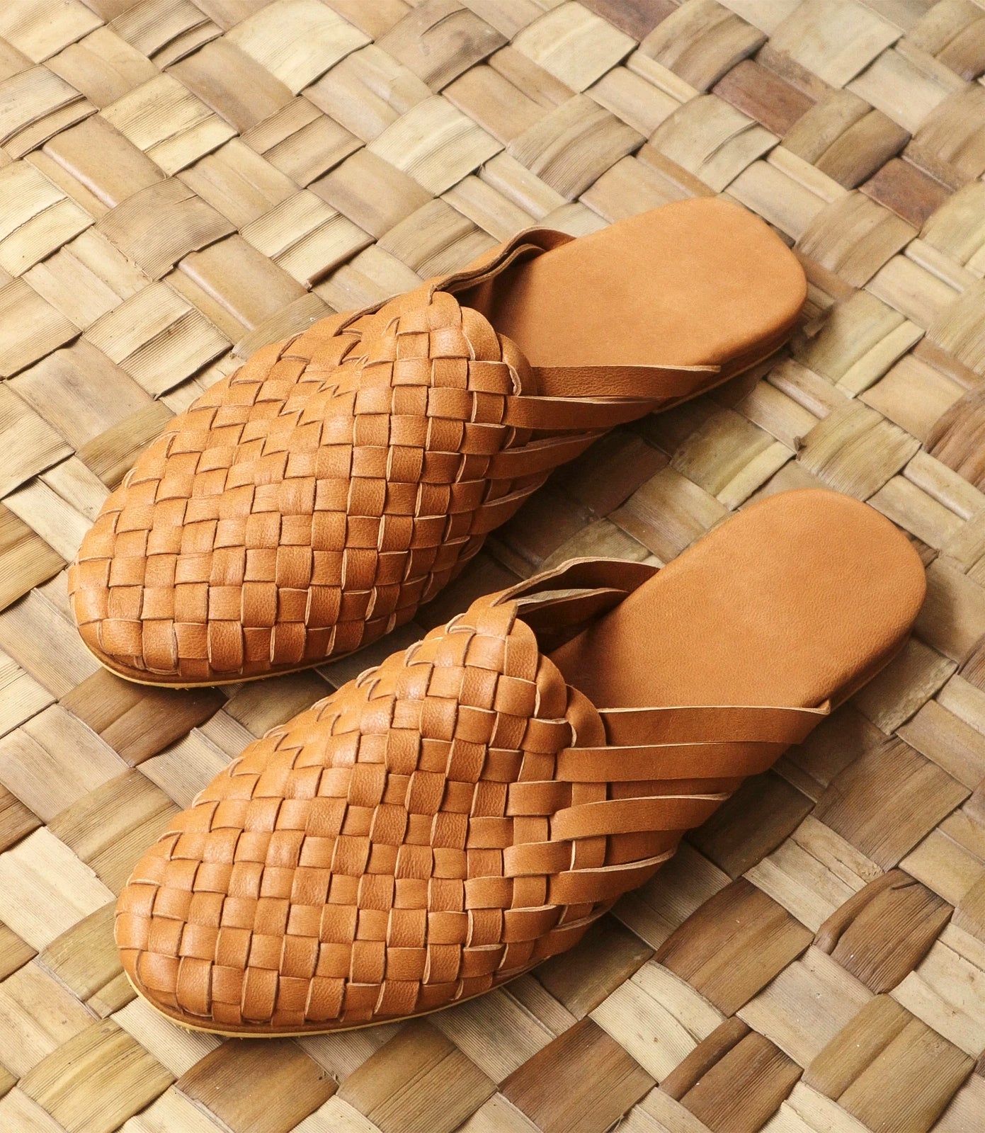 Image of Braided Leather Mules