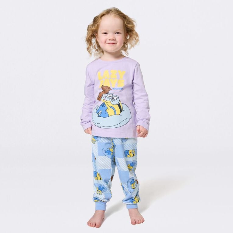 Minions Girls' Long Sleeve Knit Pyjama Set