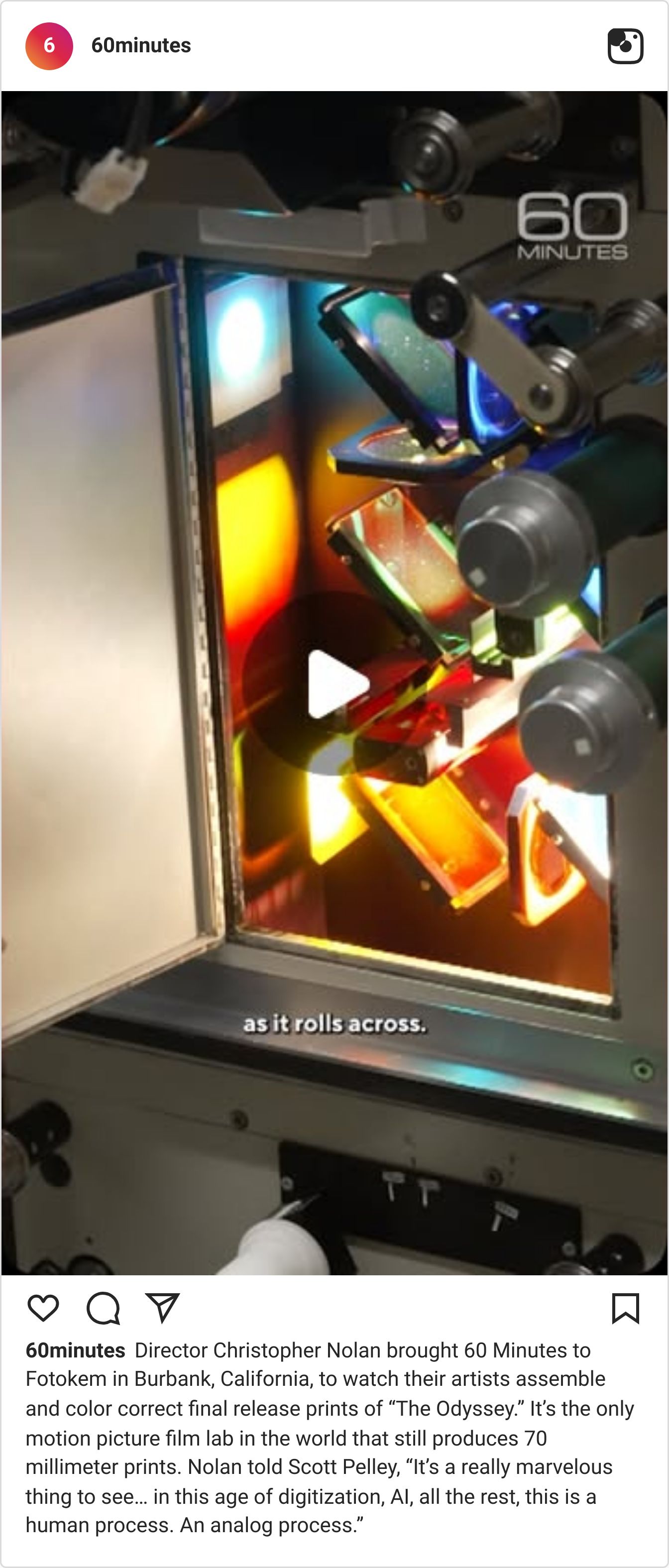 Instagram reel screenshot