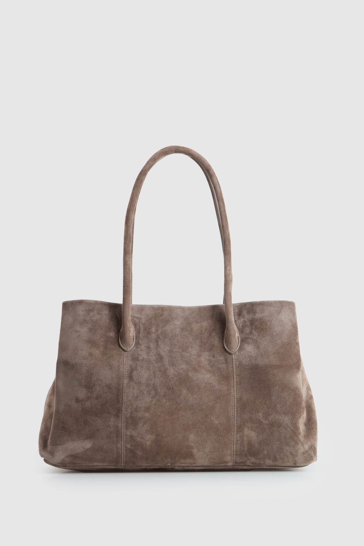 Image of Noemie Leather Suede Tote Bag