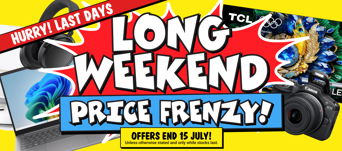 Long Weekend Price Frenzy On Now!