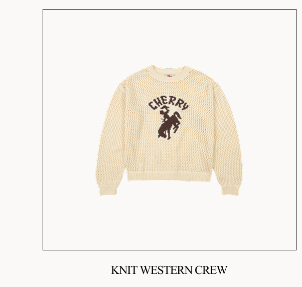 Knit Western Crew
