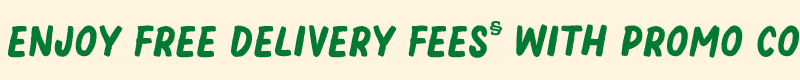 Free Delivery§ with promo code DELIVERY26MAY when you spend $35+ by May 11th.