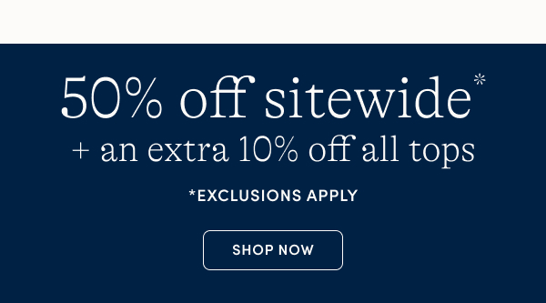 50% off sitewide