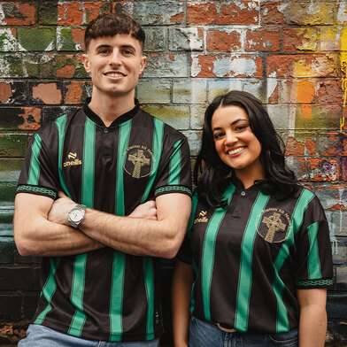 O'Neills Celtic Cross Heritage Jersey Black / Green