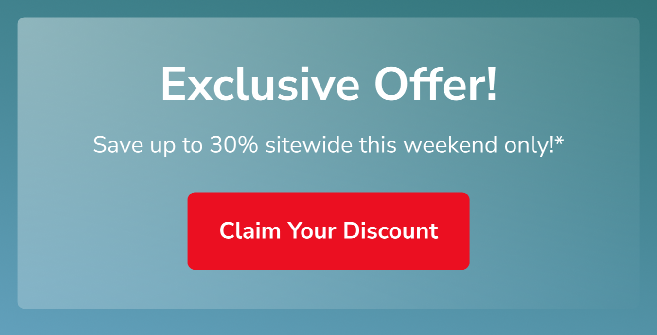 Weekend Flash Sale