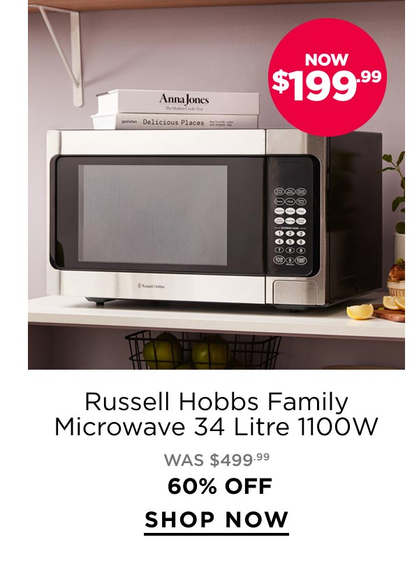 Russell Hobbs	Family Microwave 34 Litre 1100W