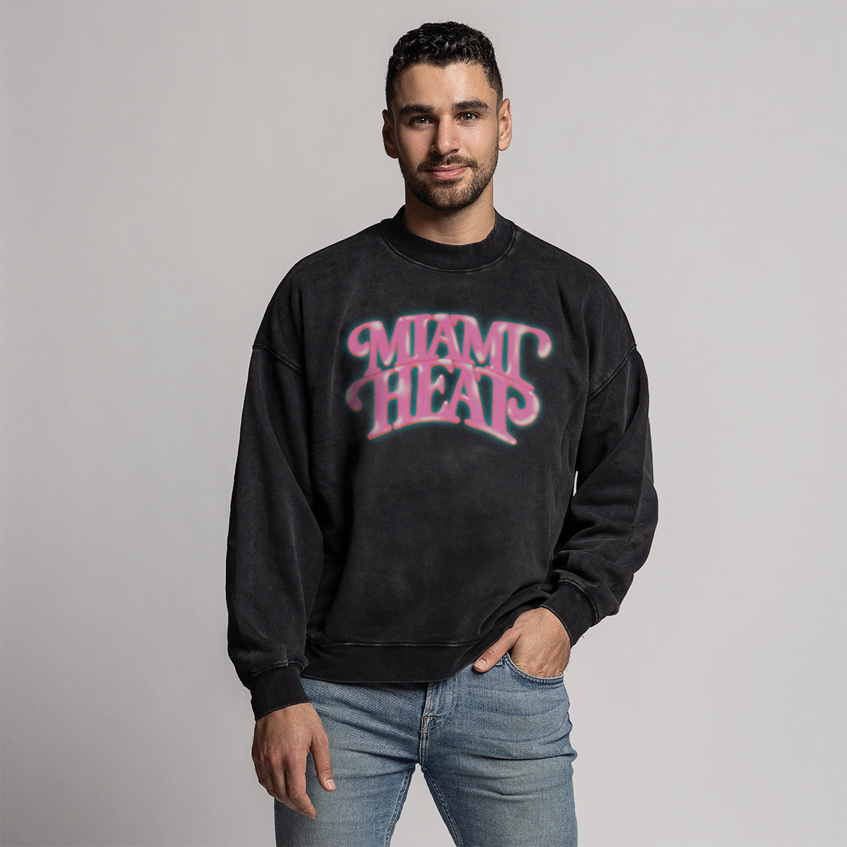 Court Culture 'Retro Gloss' Oversized Crewneck