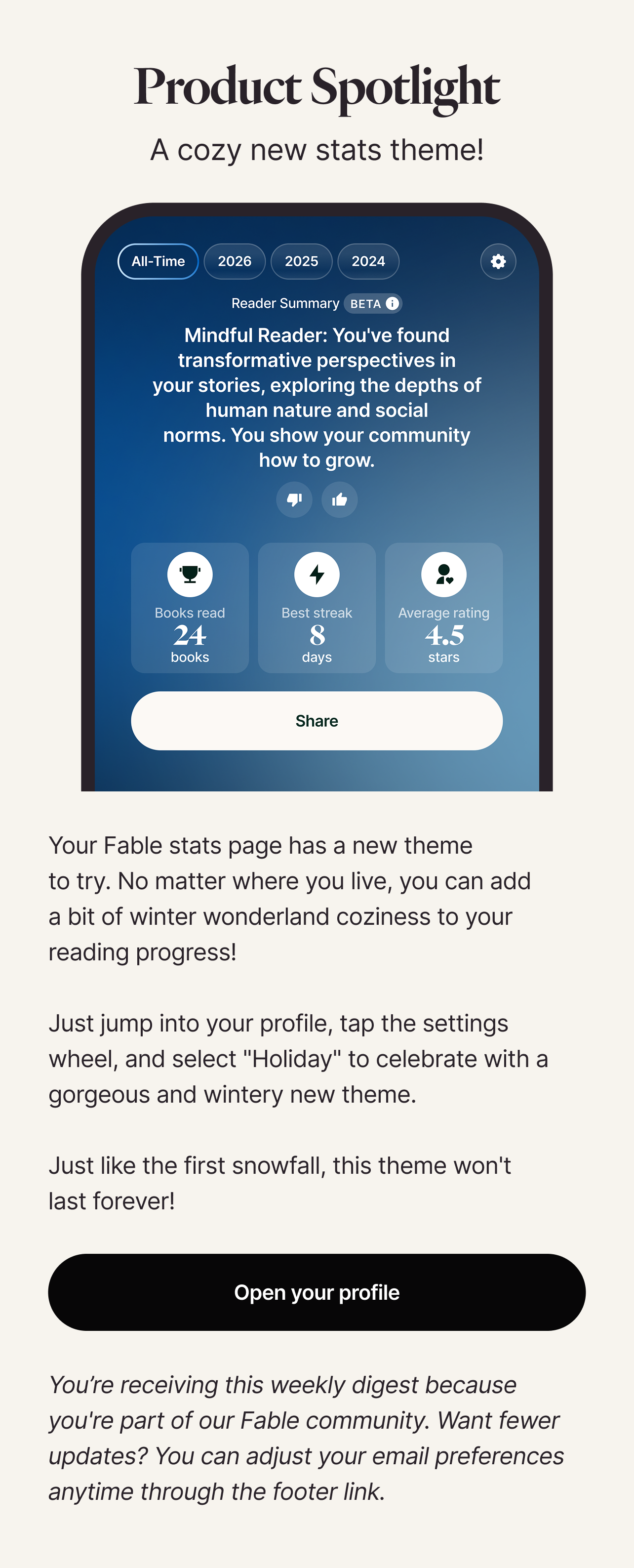 Product Spotlight: Prepare for the 2025 Reading Wrap!