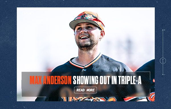 Max Anderson Showing Out in Triple-A. Read More.