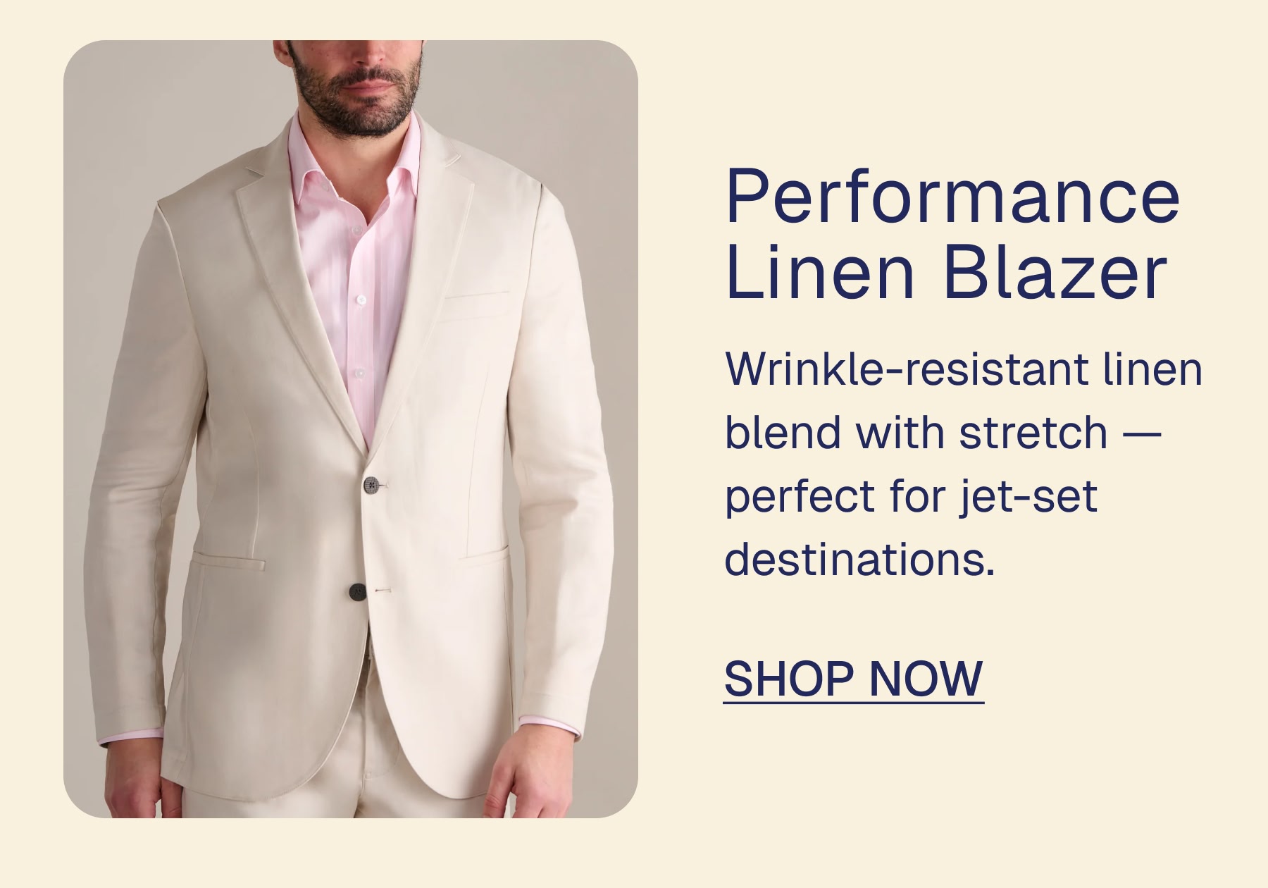 Performance  Linen Blazer