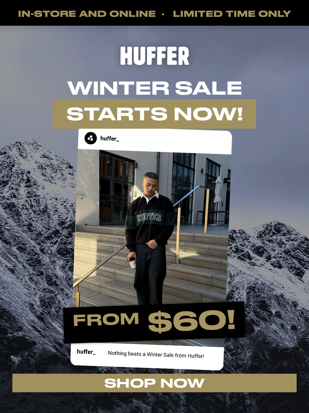WINTER SALE STARTS NOW!