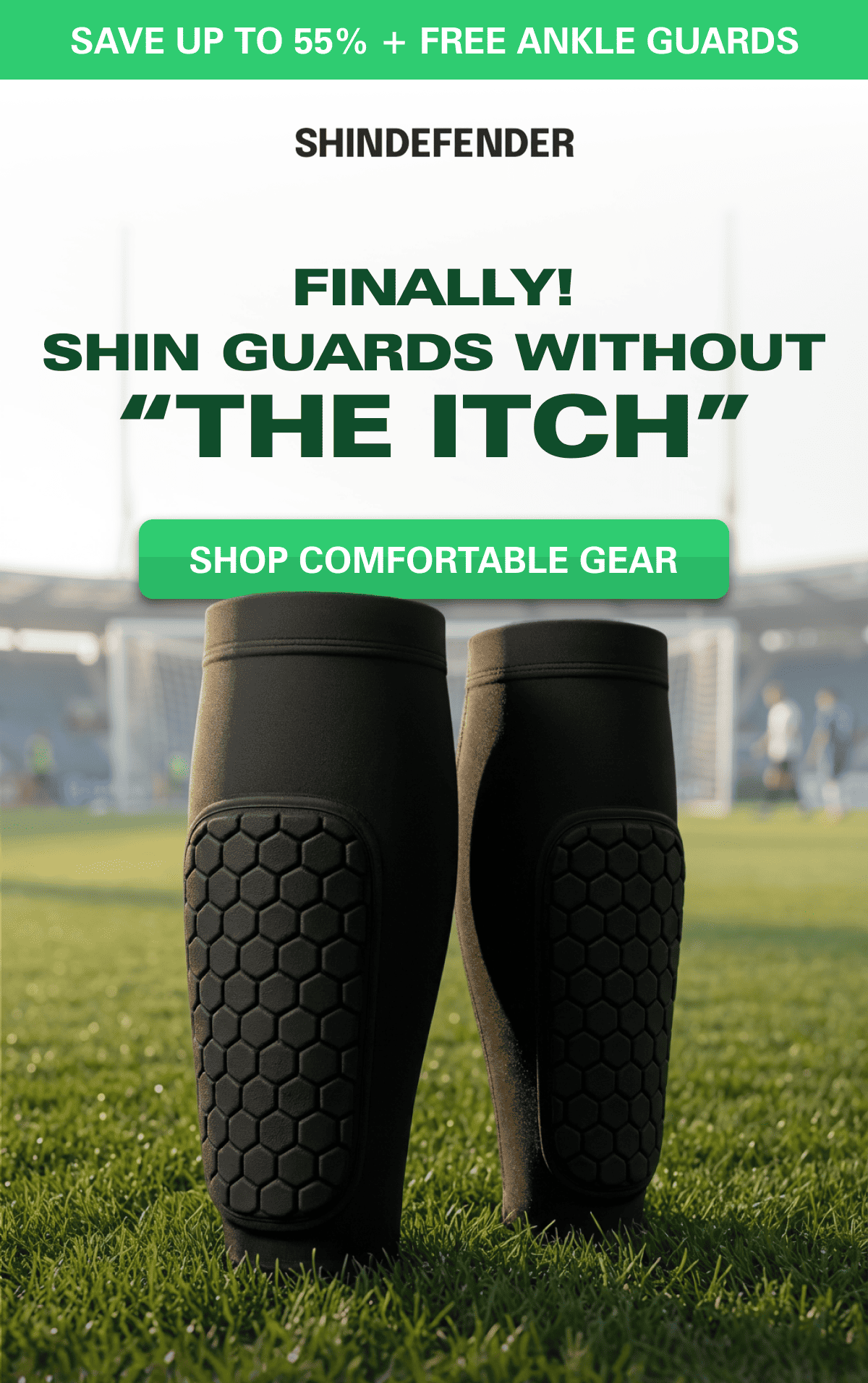ShinDefender creates high-performance shin guards and ankle guards for young athletes who need reliable, comfortable protection on the field. 