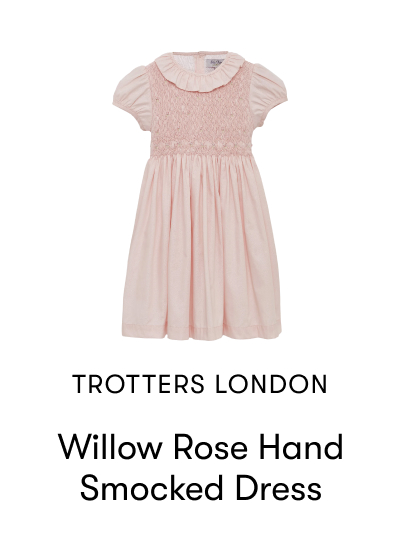 Willow Rose Hand Smocked Dress