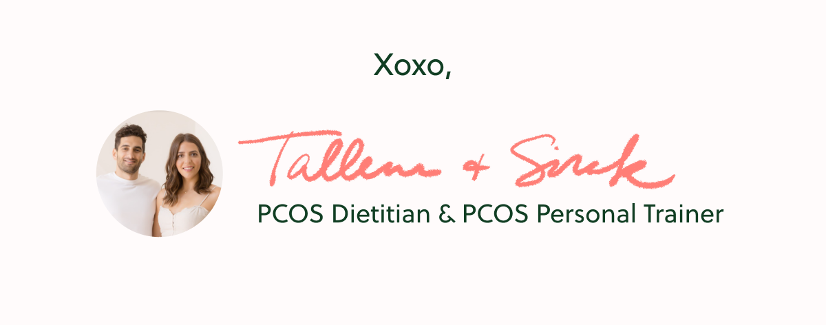 Xoxo, Tallene & Sirak, PCOS Dietitian & PCOS Personal Trainer