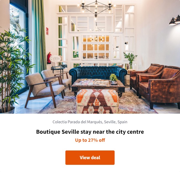Boutique Seville stay near the city centre