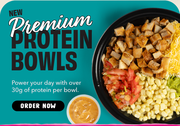 New Protein Bowls! Order now