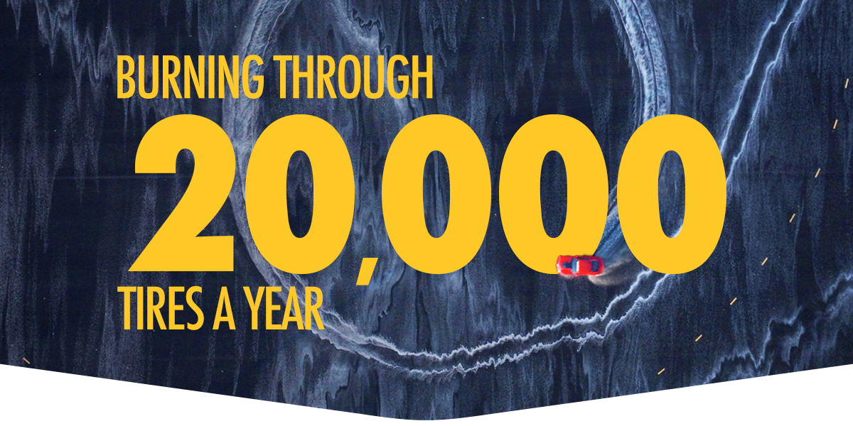 Burning through 20,000 tires a year