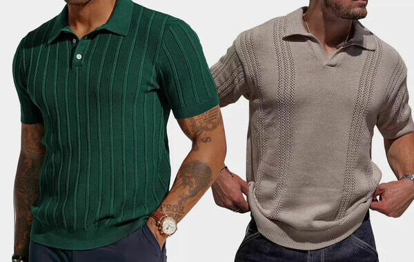 Short Sleeve Retro Knits