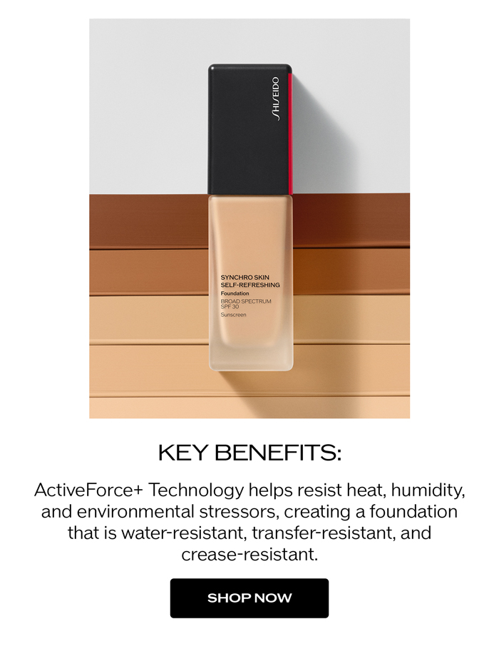 ActiveForce+ Technology helps resist heat, humidity, and environmental stressors, creating a foundation that is water-resistant, transfer-resistant, and crease-resistant.