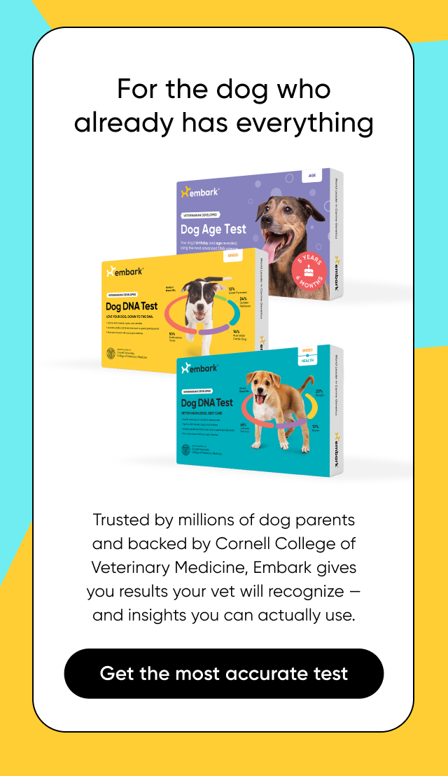 Built on science. Made for dog parents. Trusted by millions of dog parents and backed by Cornell College of Veterinary Medicine, Embark gives you results your vet will recognize and insights you can actually use. Get the most accurate dog DNA test