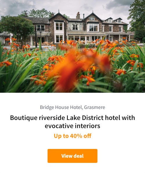 Boutique riverside Lake District hotel with evocative interiors