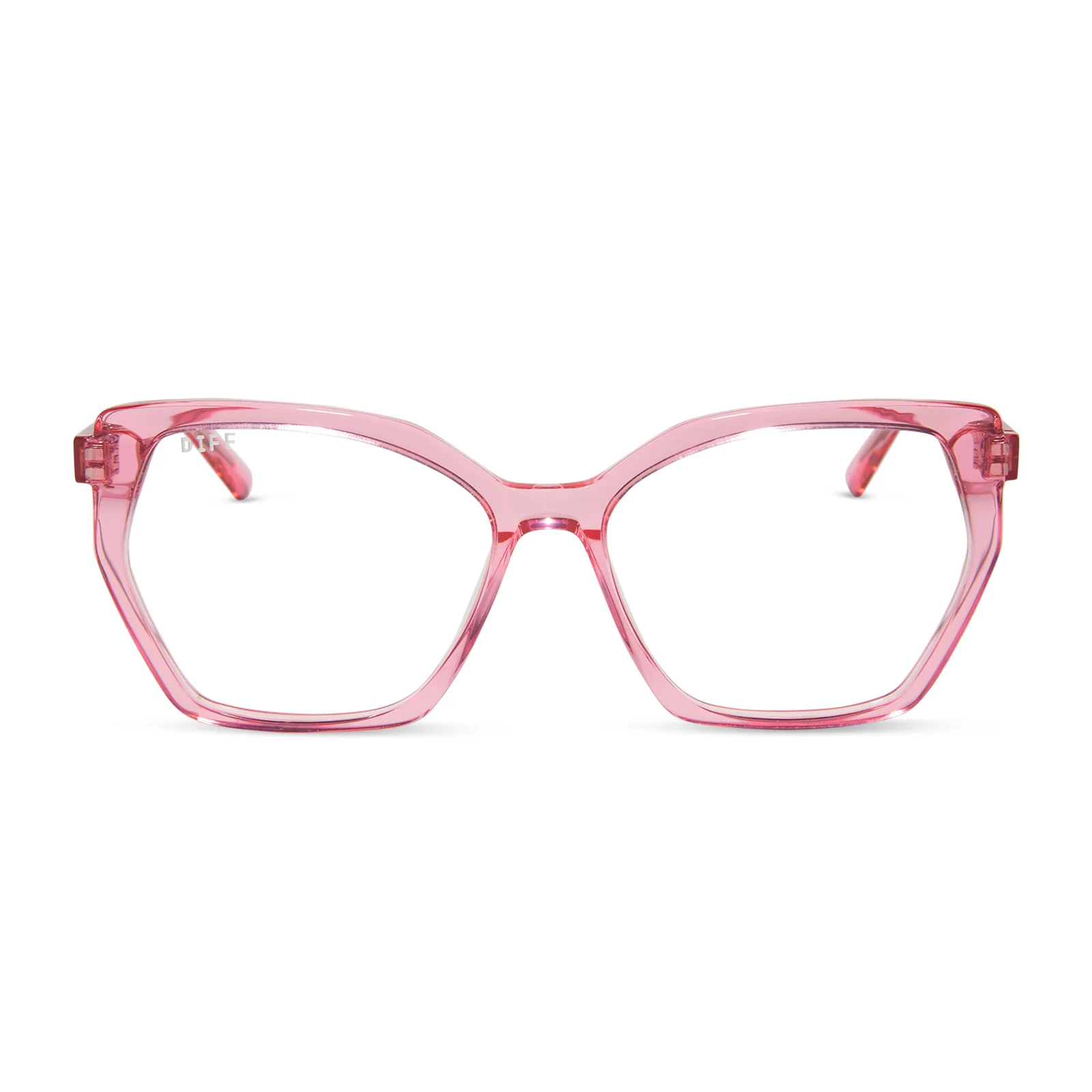 Image of MAISIE - CANDY PINK CRYSTAL + GLASSES