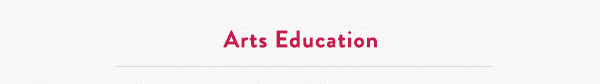 We’re proud to have pledged  $1 million to education & the arts over the next four years.