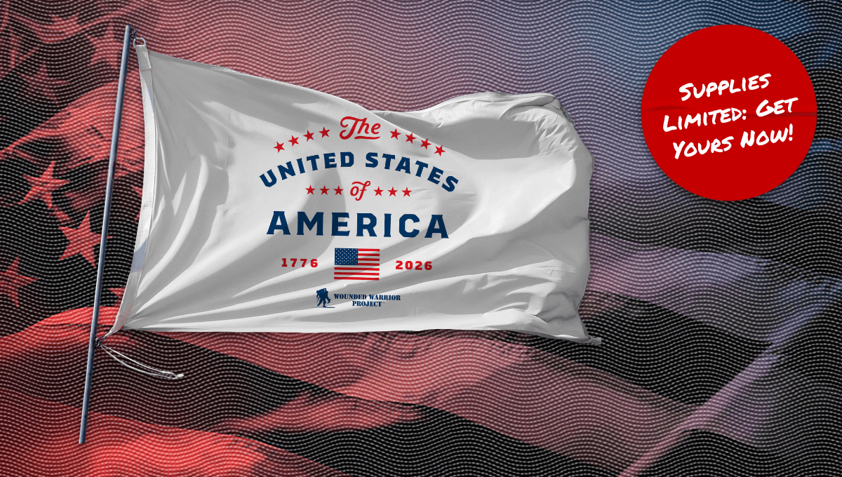 Supplies Limited: Get Yours Now! - Support Wounded Warriors and Get a Free Flag!