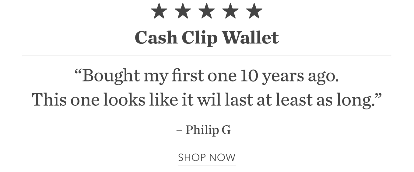  Cash Clip Wallet