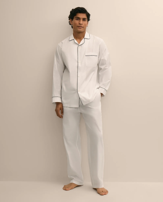 Image of Cotton Broadcloth Pajamas