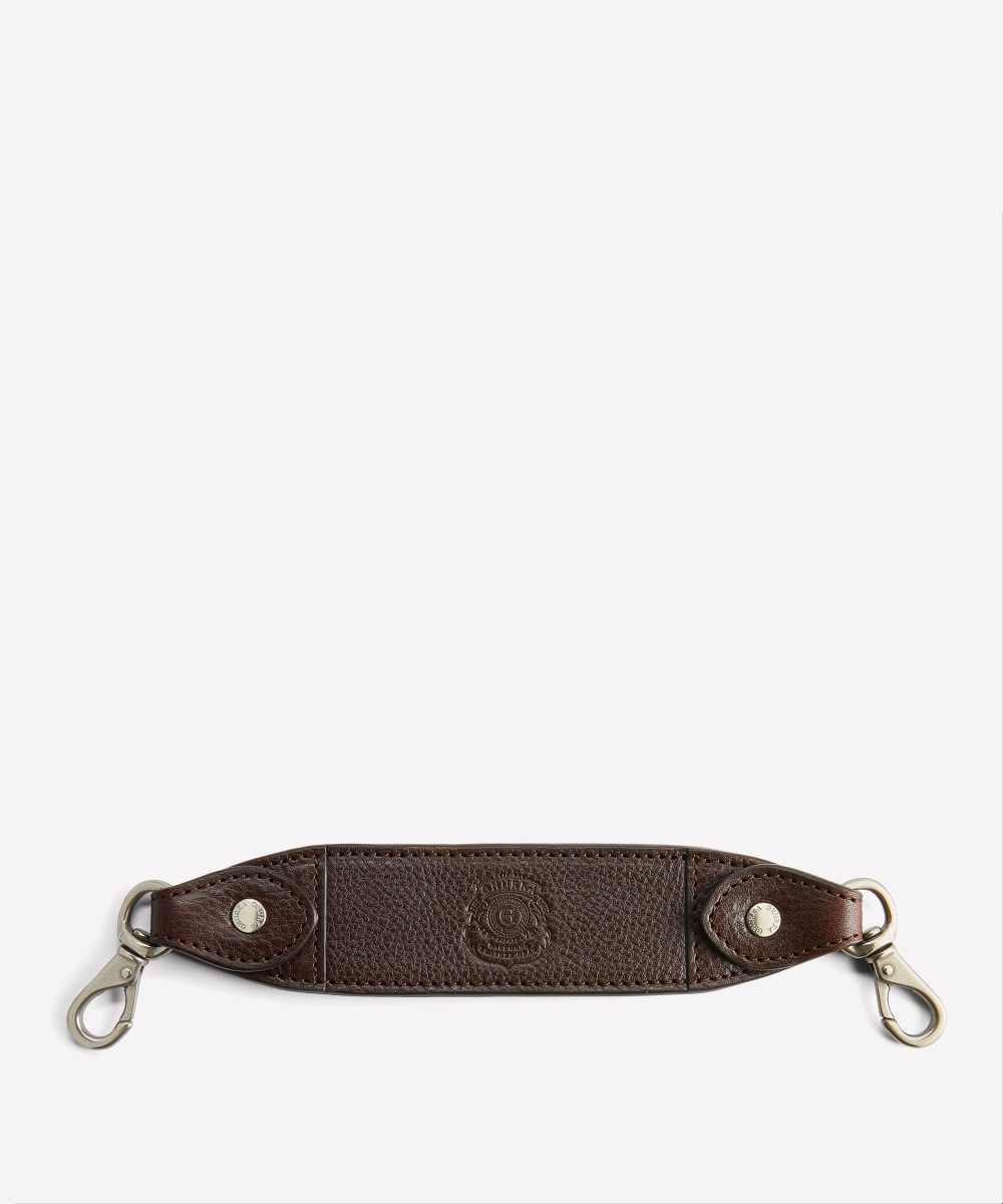 Trolley Strap Vintage Walnut Leather