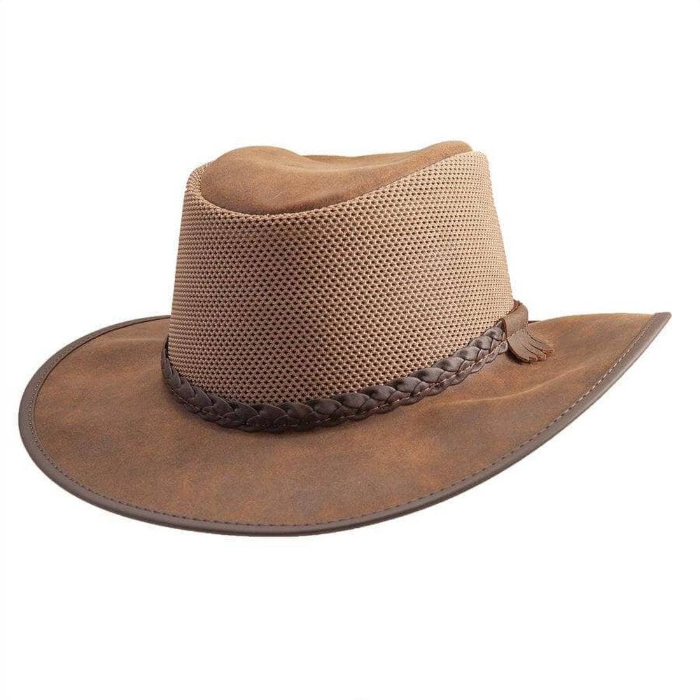 Image of Breeze | Mens Bomber Brown Wide Brim Sun Hat