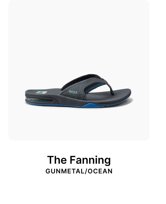 Fanning Gunmetal/Ocean