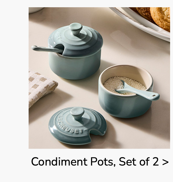 Condiment Pots, Set of 2