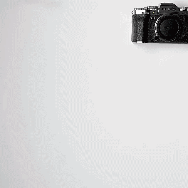 Rows of digital cameras 