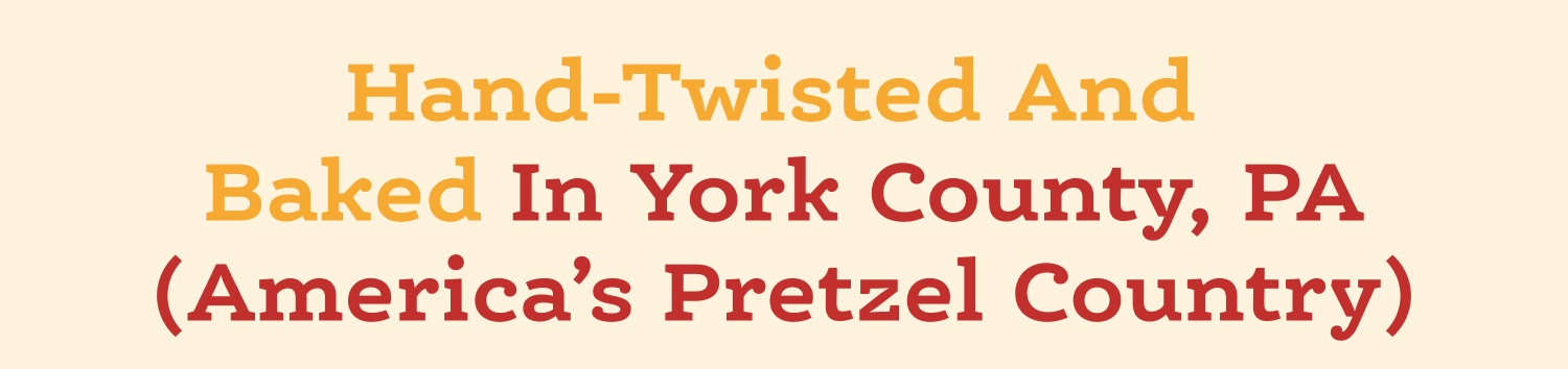 Hand-twisted and baked