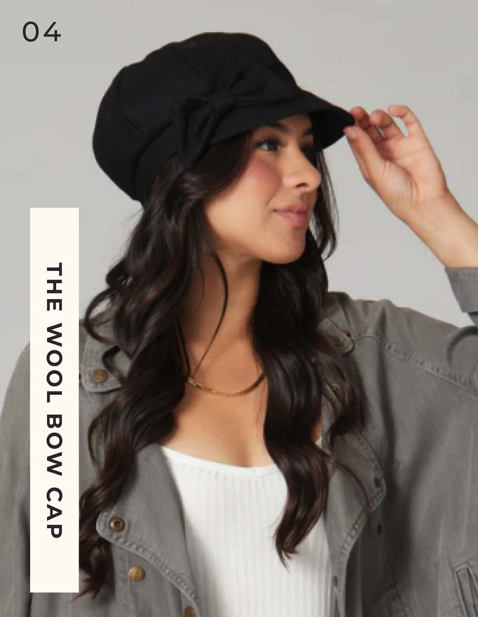 Shop The Wool Bow Cap
