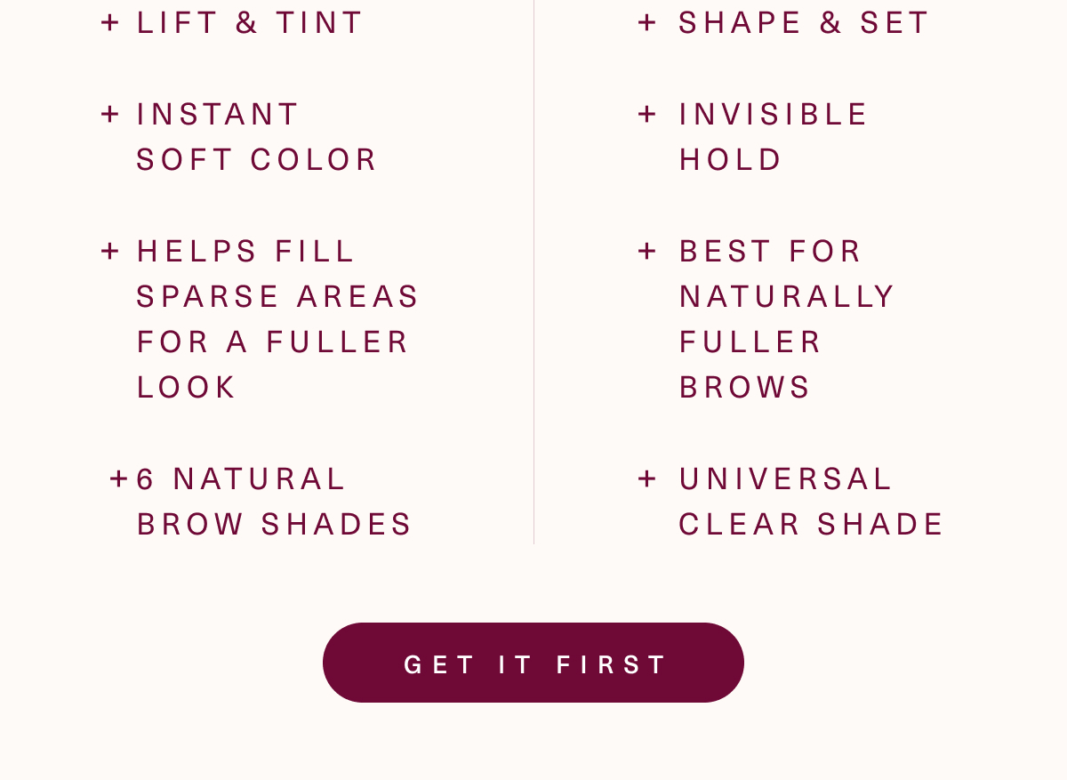 Benefits of Tinted Brow Gel & Clear Brow Gel 