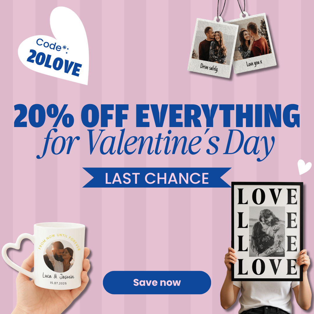 20% off everything for Valentine’s Day