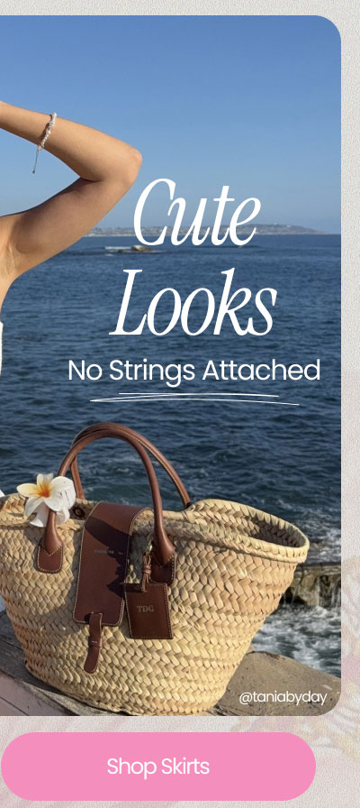 @taniabyday  Cute Looks, No Strings Attached  Shop Skirts