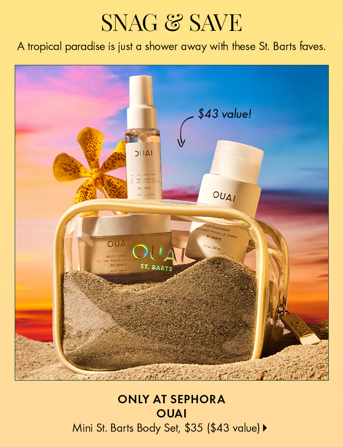 OUAI Mini St. Barts Body Set
