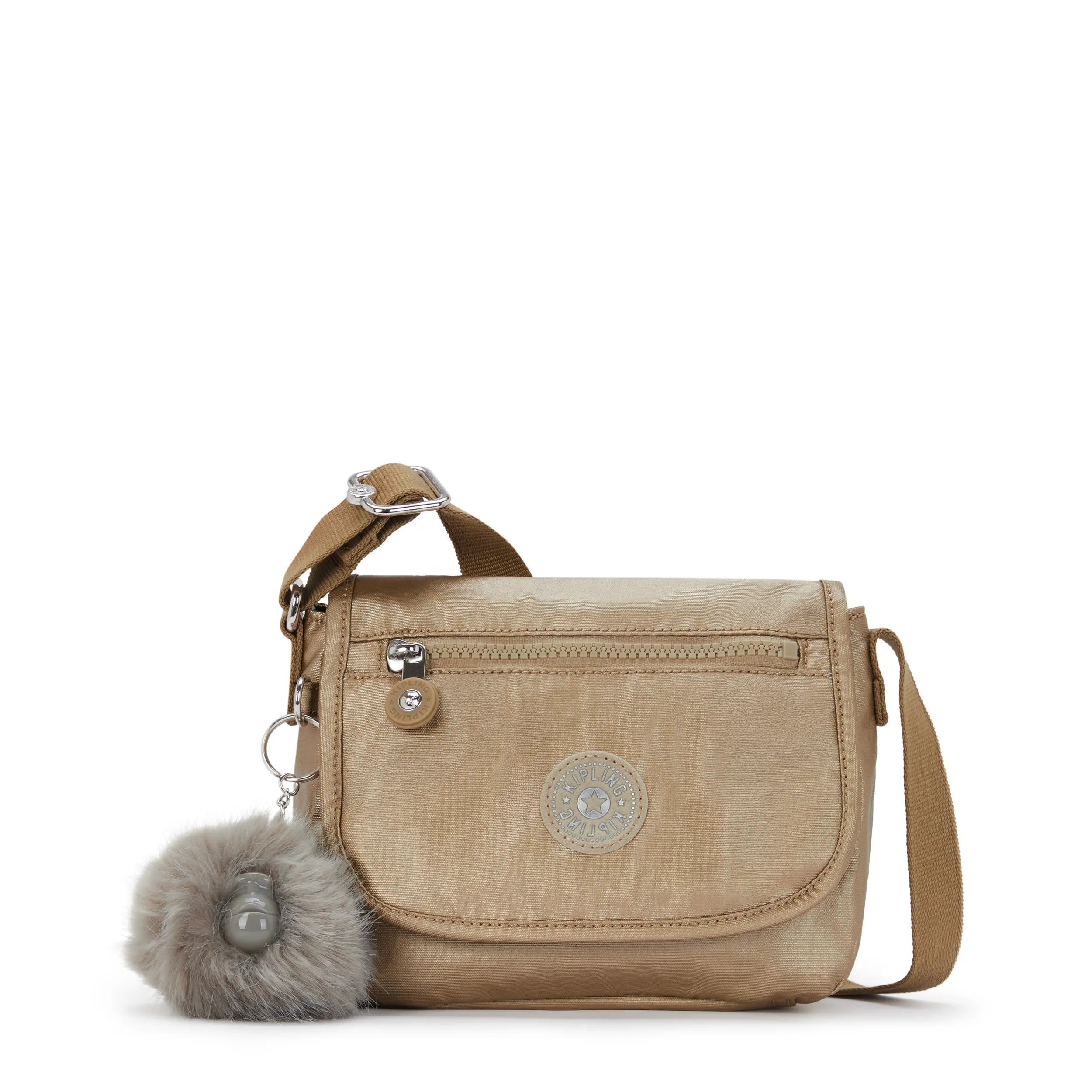 Sabian Metallic Crossbody Mini Bag-Echoey Gold Metallic