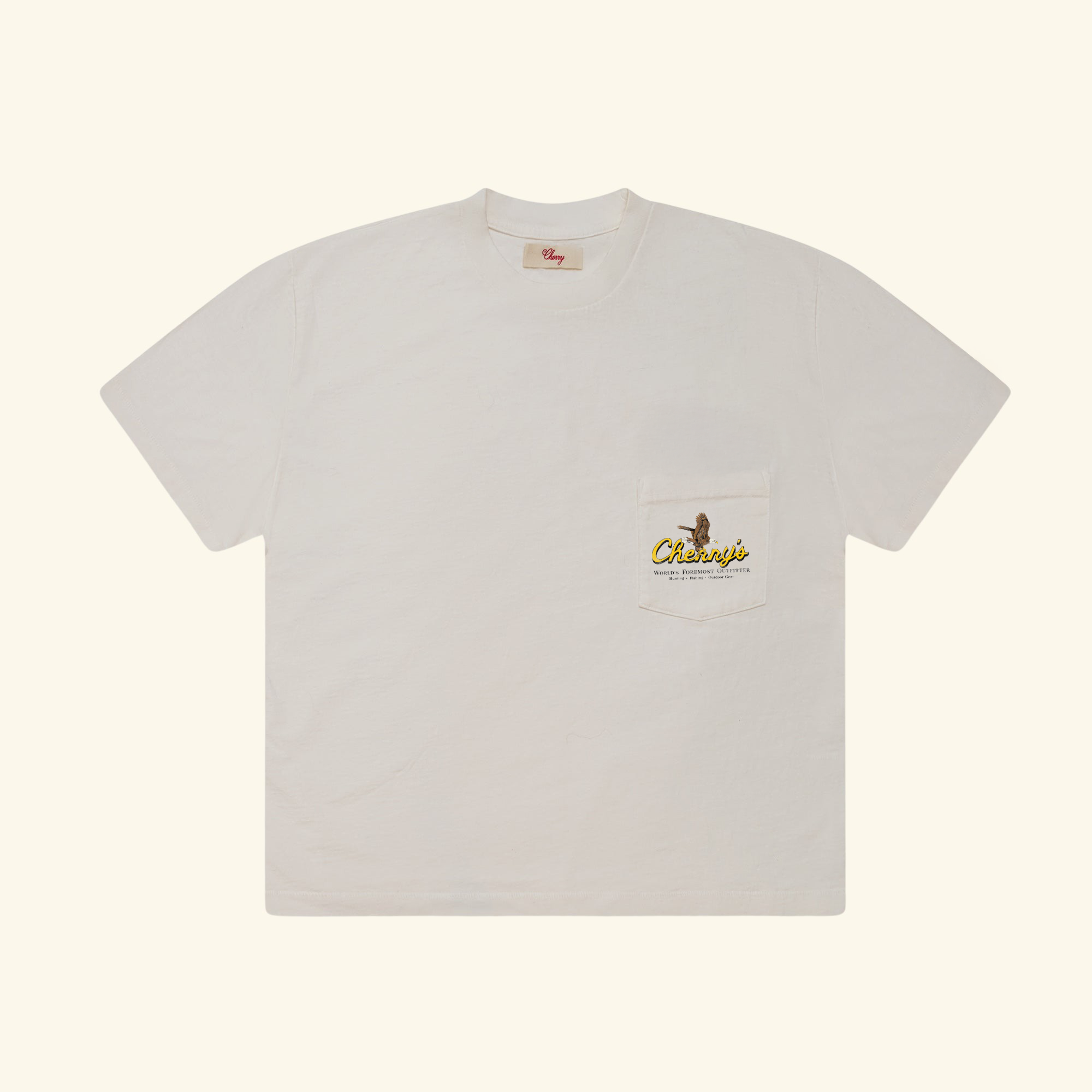 Image of Outfitter Boxy Pocket T-Shirt (Vintage White)