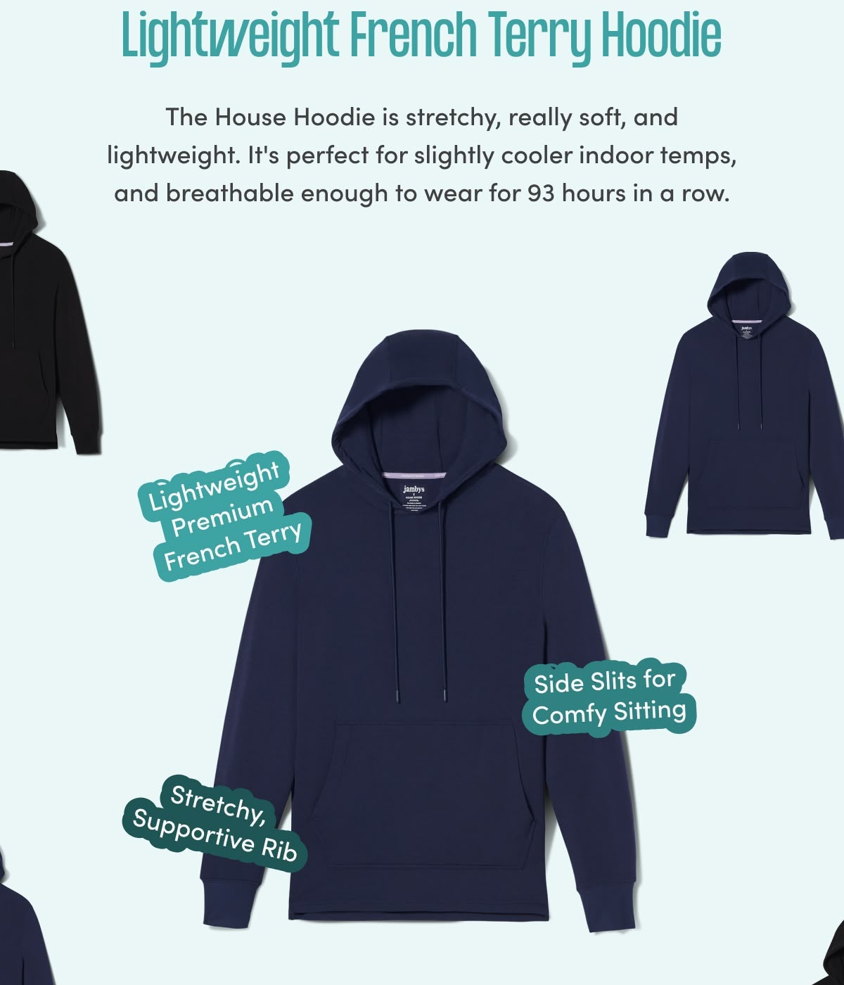 Lightweight French Terry Hoodie