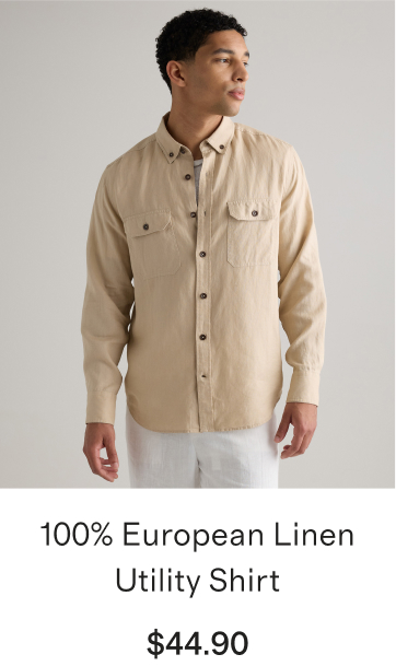 100% European Linen Relaxed Long Sleeve Shirt