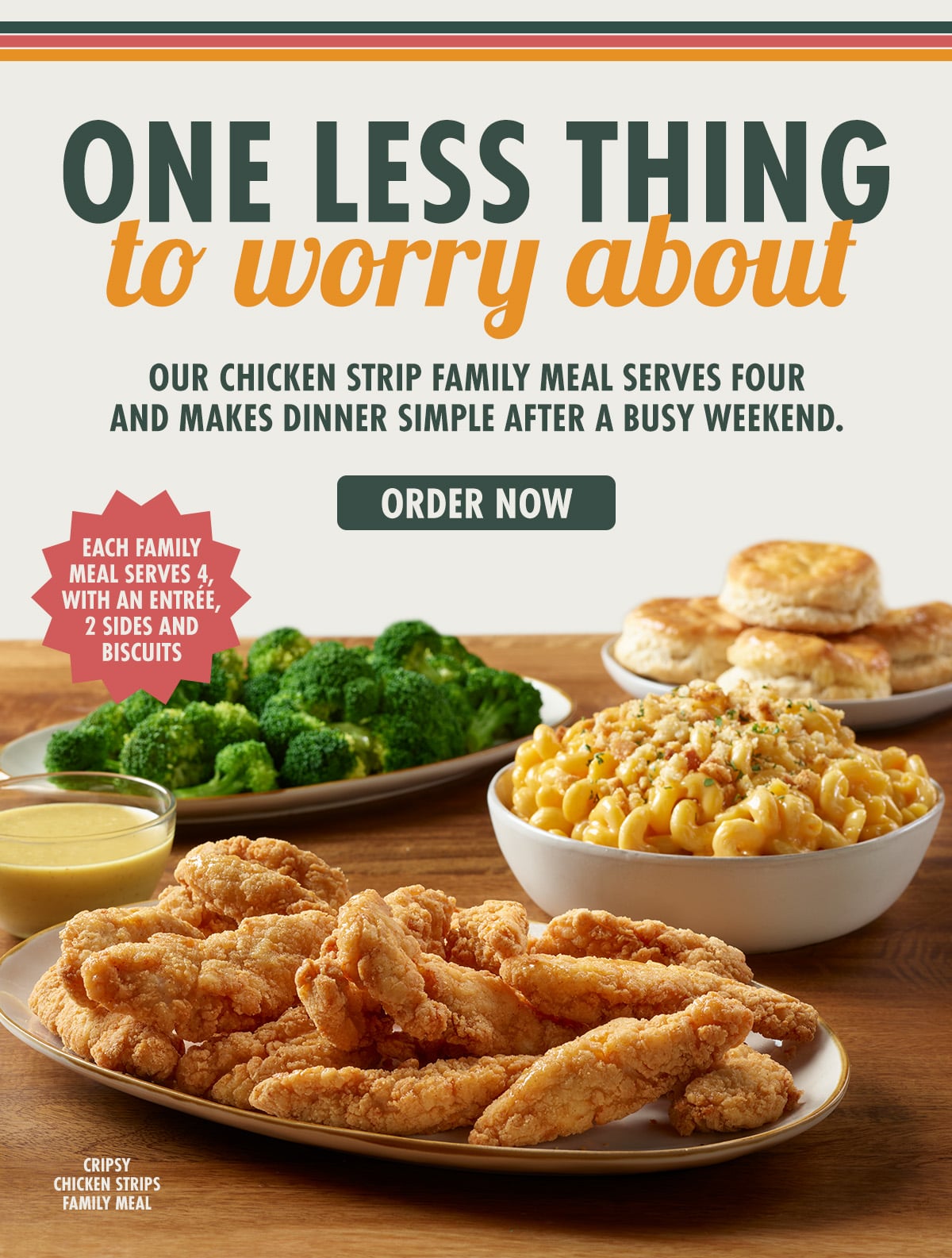 Family Meals make busy Mondays easier