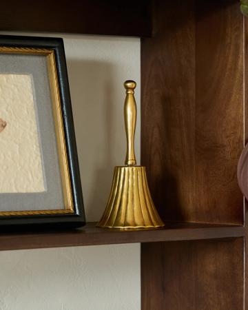 Marie Fluted Brass Bell